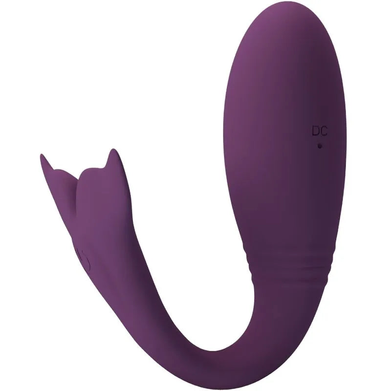 Vibromasseur Couple Rechargeable Violet Silicone