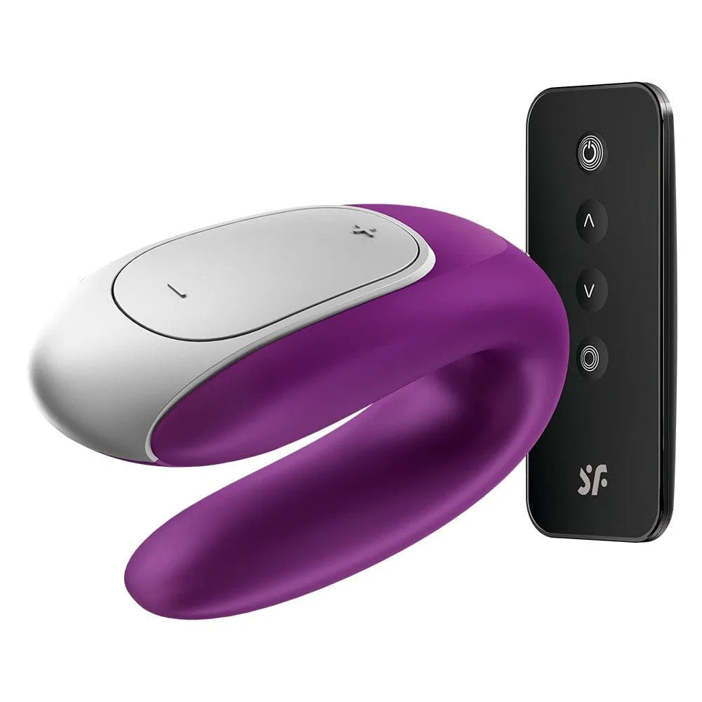 Vibromasseur Couple Violet Usb Télécommande