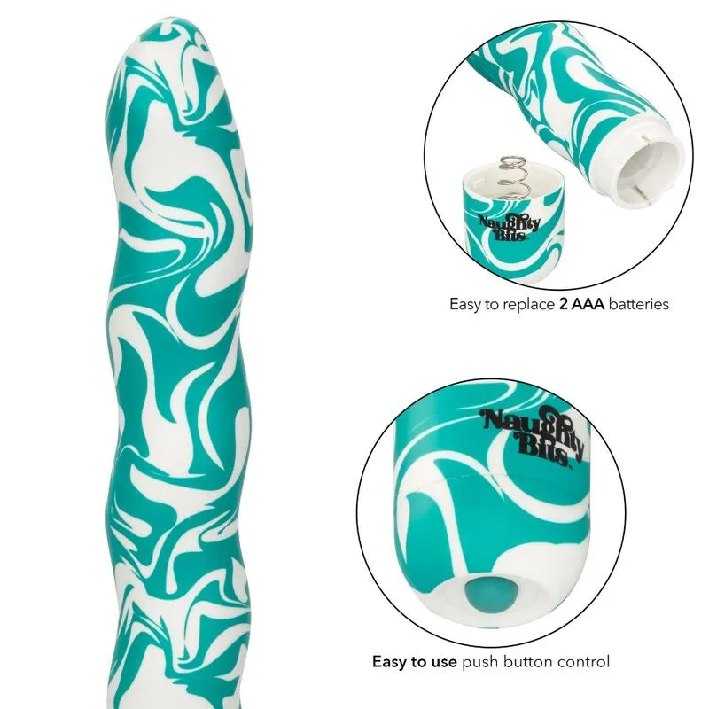 Vibromasseur Courbé Stimulation Intense Plastique Abs