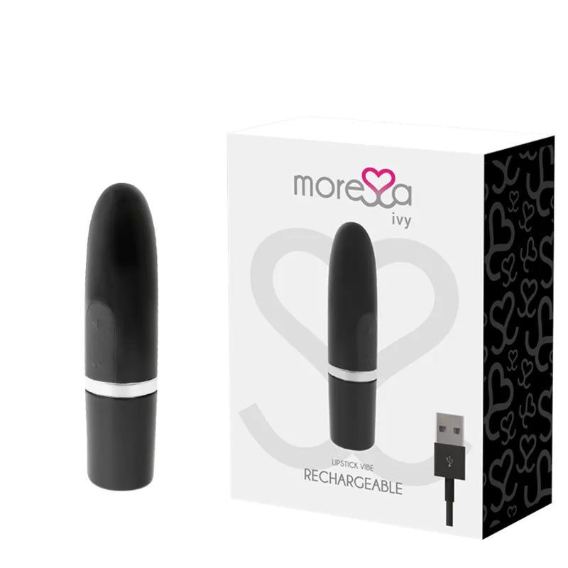 Vibromasseur Discret Rouge À Lèvres Silicone Médical