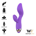 Vibromasseur Double Moteur Silicone Lilas