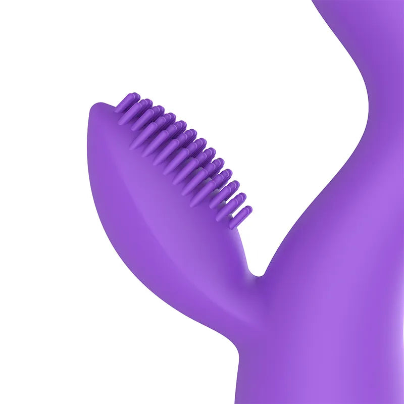 Vibromasseur Double Moteur Silicone Lilas