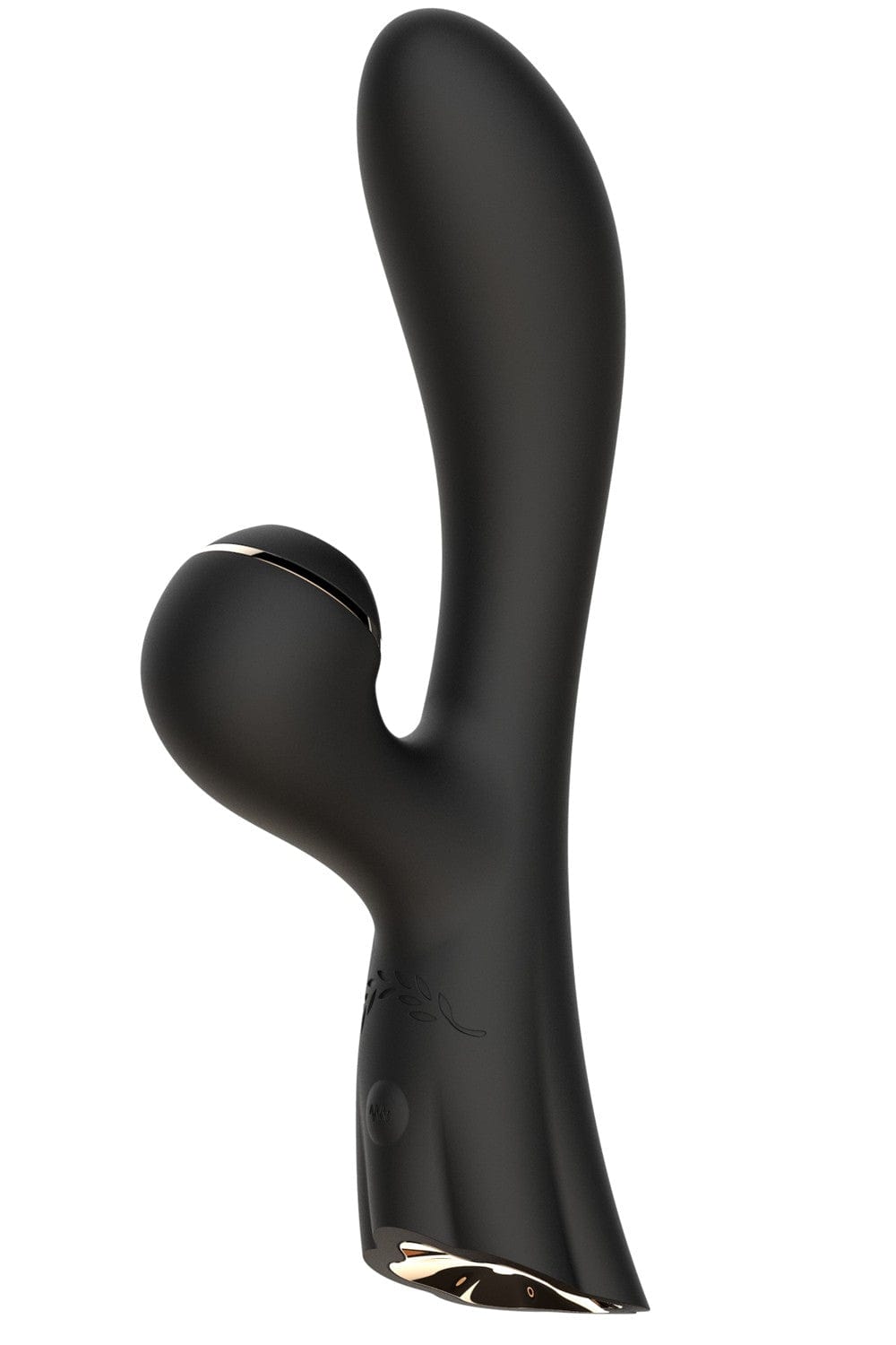 Vibromasseur double stimulation point G et clitoris par succion noir USB - FAIRYBLACK