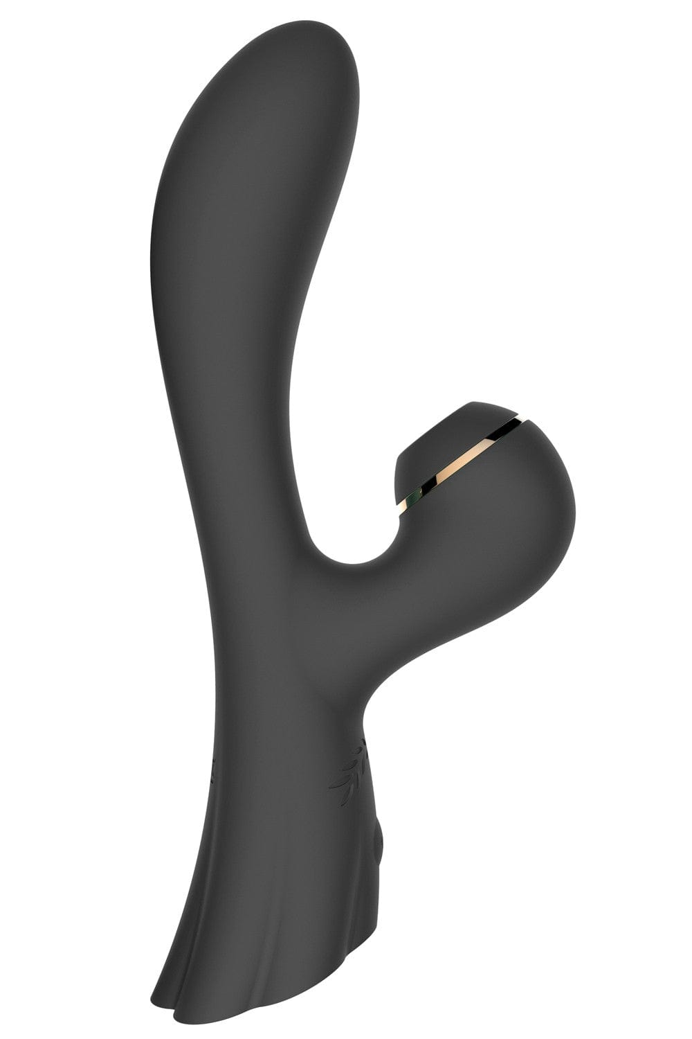 Vibromasseur double stimulation point G et clitoris par succion noir USB - FAIRYBLACK