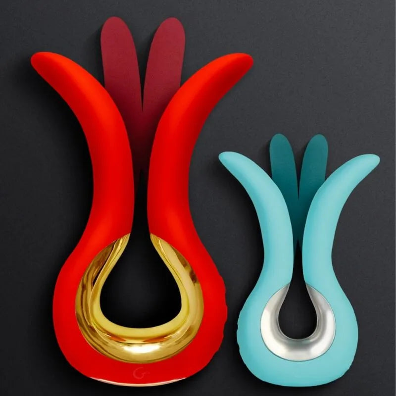 Vibromasseur Double Stimulation Silicone Flexible Luxe