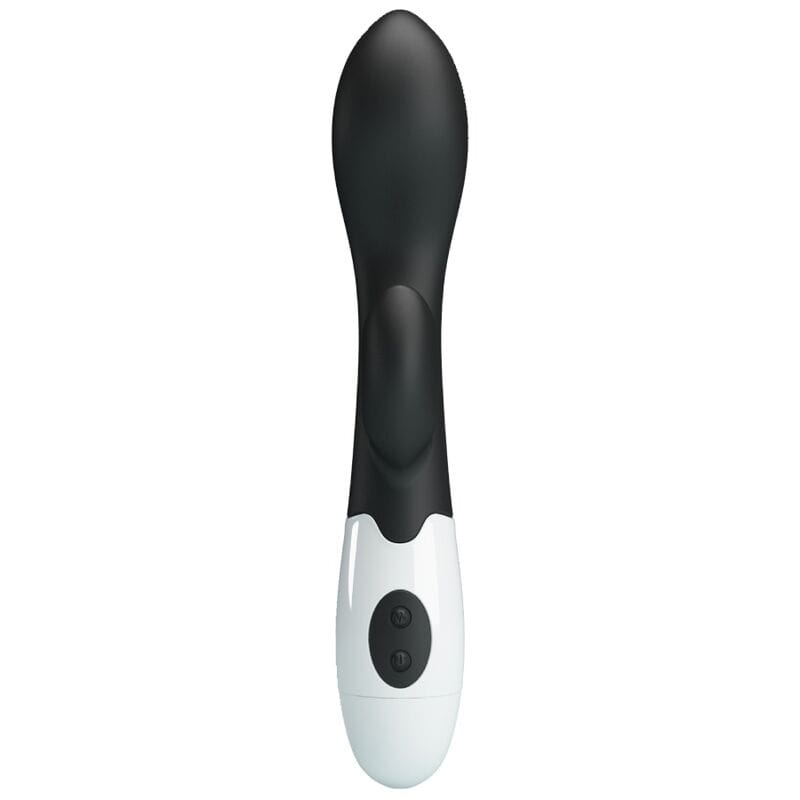 Vibromasseur Double Stimulation Silicone Noir