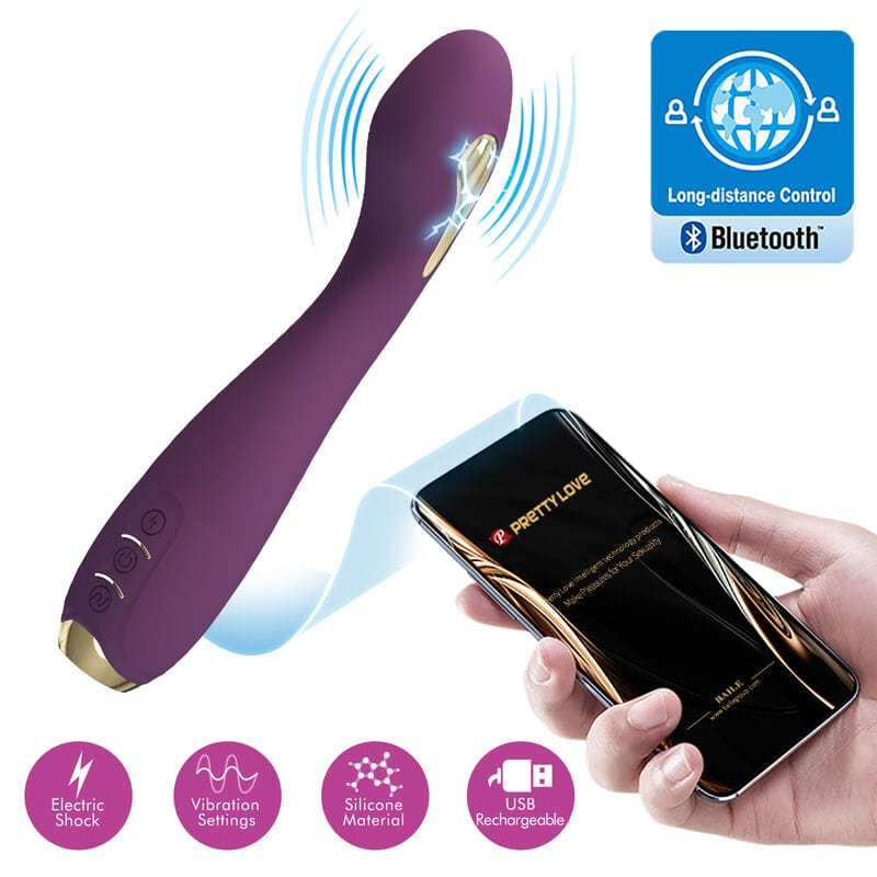 Vibromasseur Électrique Contrôlable Application Silicone