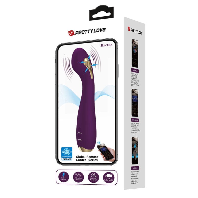 Vibromasseur Électrique Contrôlable Application Silicone