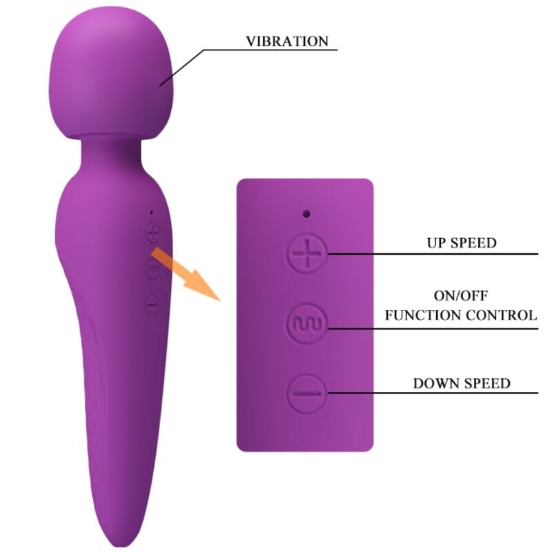 Vibromasseur En Silicone Étanche Rechargeable