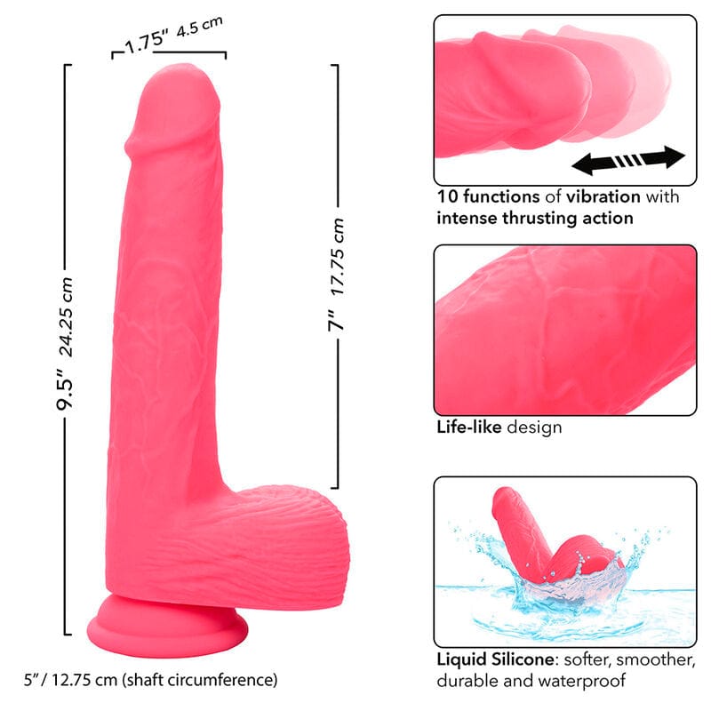 Vibromasseur En Silicone Rechargeable Avec Ventouse