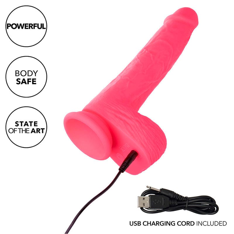 Vibromasseur En Silicone Rechargeable Avec Ventouse