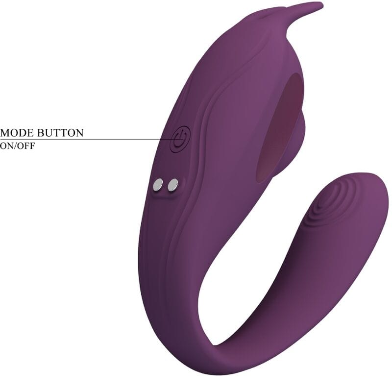 Vibromasseur Ergonomique En Silicone Violet