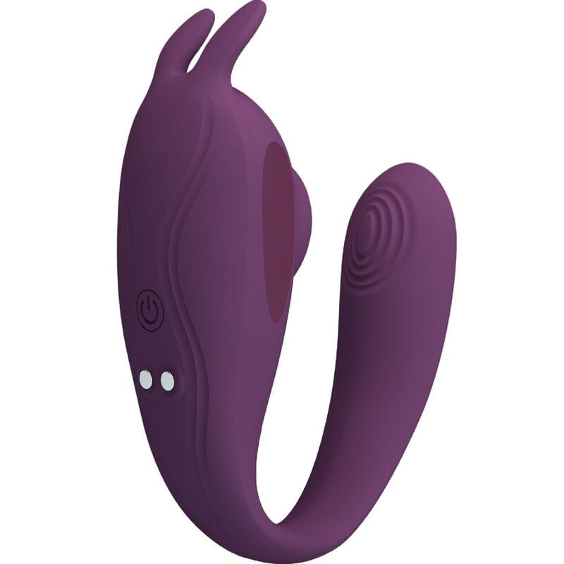 Vibromasseur Ergonomique En Silicone Violet