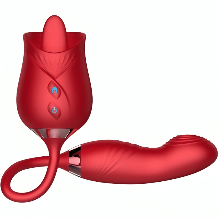 Vibromasseur Ergonomique Rouge Delight Flower