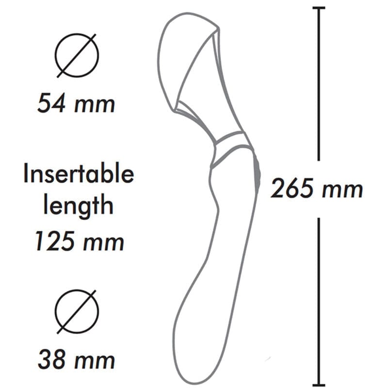 Vibromasseur Ergonomique Silicone Hypoallergénique Rechargeable