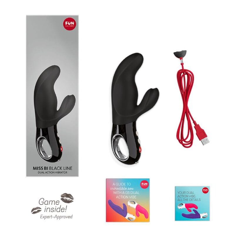 Vibromasseur Ergonomique Silicone Noir Rechargeable