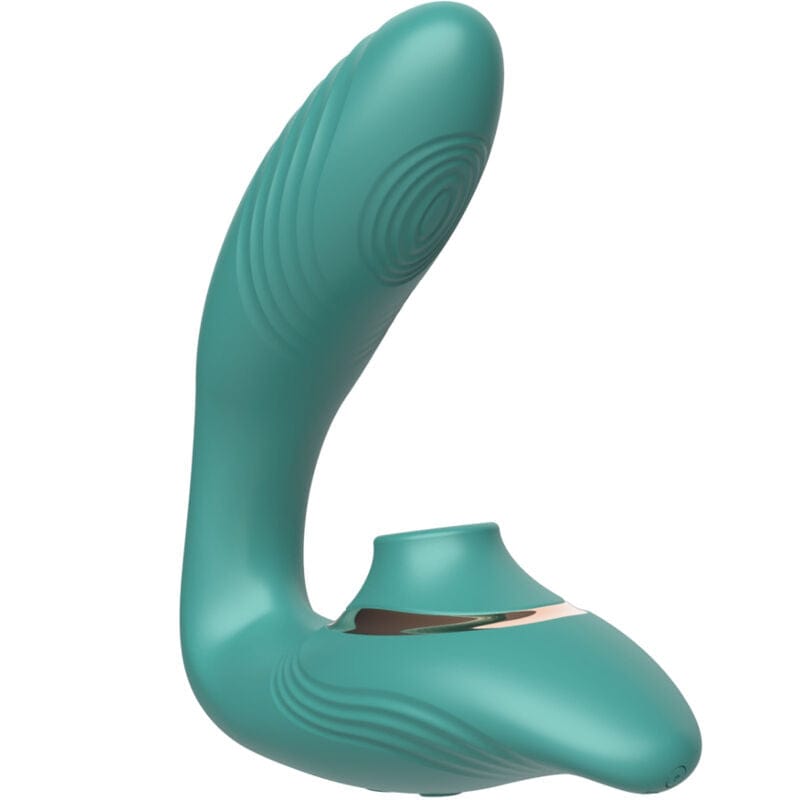 Vibromasseur Ergonomique Silicone Vert Armony