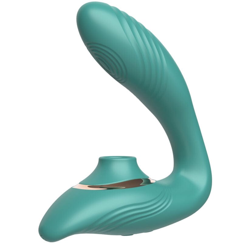 Vibromasseur Ergonomique Silicone Vert Armony