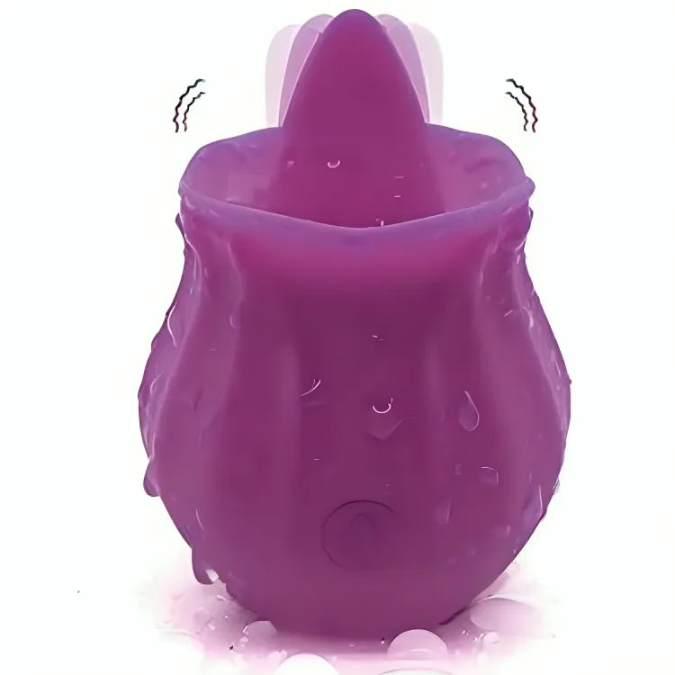 Vibromasseur Ergonomique Violet Silicone Armony