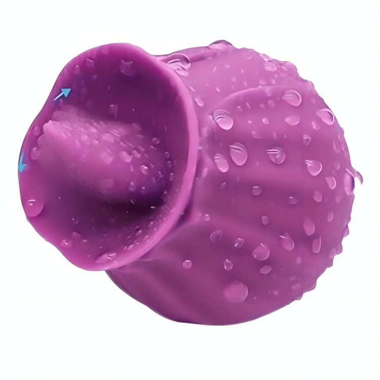 Vibromasseur Ergonomique Violet Silicone Armony