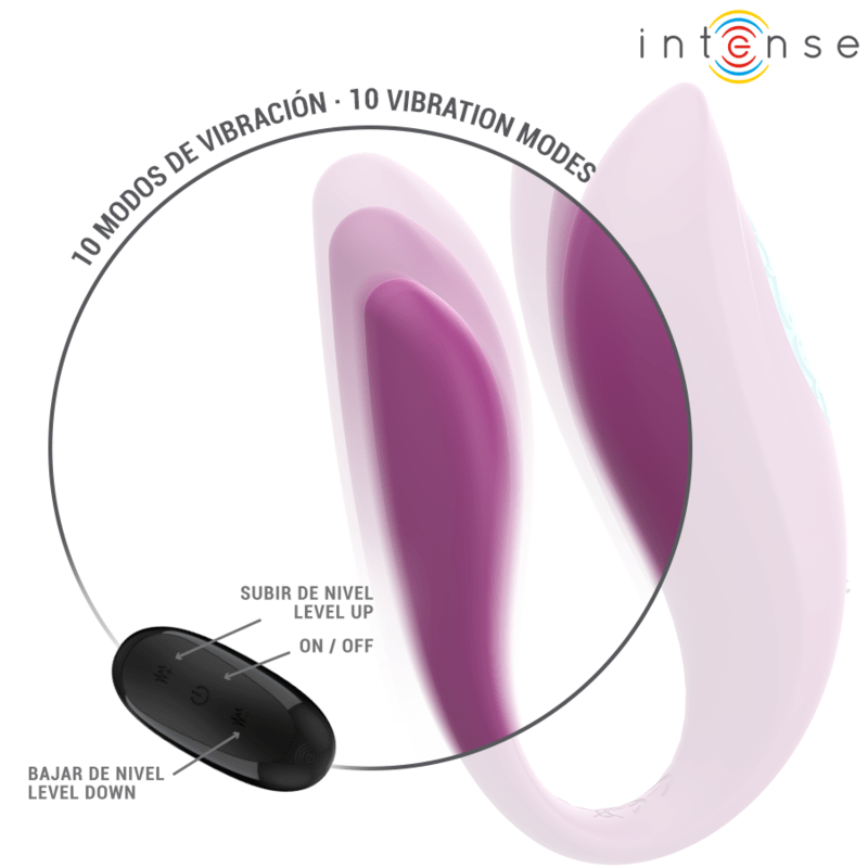 Vibromasseur Ergonomique Violet Silicone Étanche