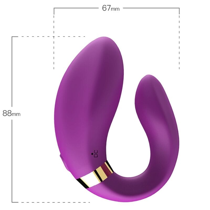 Vibromasseur Étanche Couples Silicone Armony