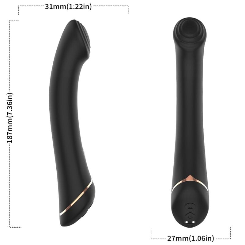 Vibromasseur Étanche En Silicone Médical