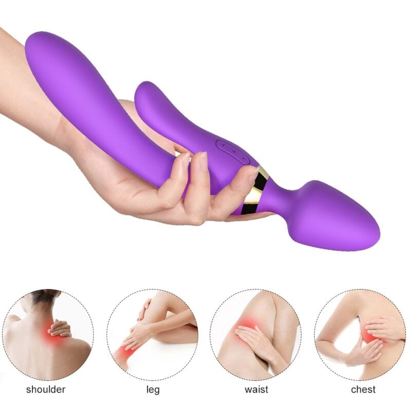 Vibromasseur Étanche En Silicone Rechargeable