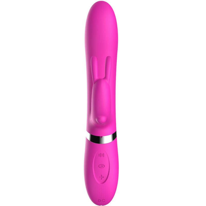 Vibromasseur Étanche Rechargeable En Silicone Fuchsia