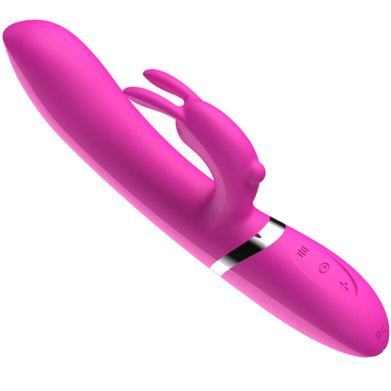 Vibromasseur Étanche Rechargeable En Silicone Fuchsia