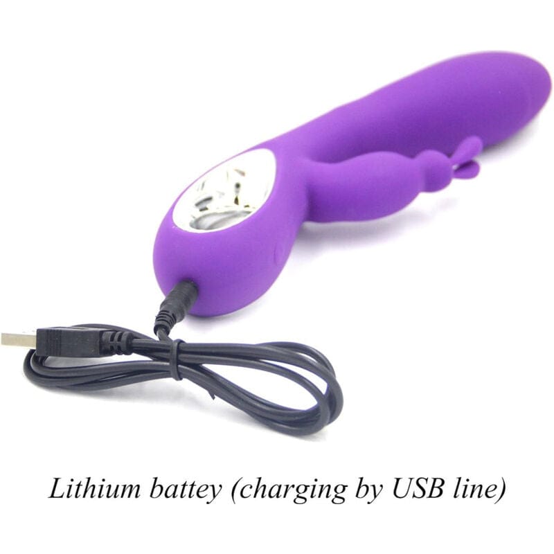 Vibromasseur Étanche Rechargeable Silicone Violet Armony Bella