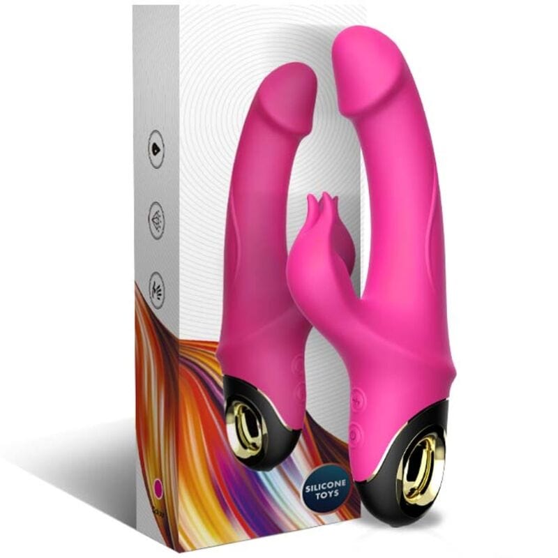 Vibromasseur Étanche Silicone Ergonomique Rechargeable