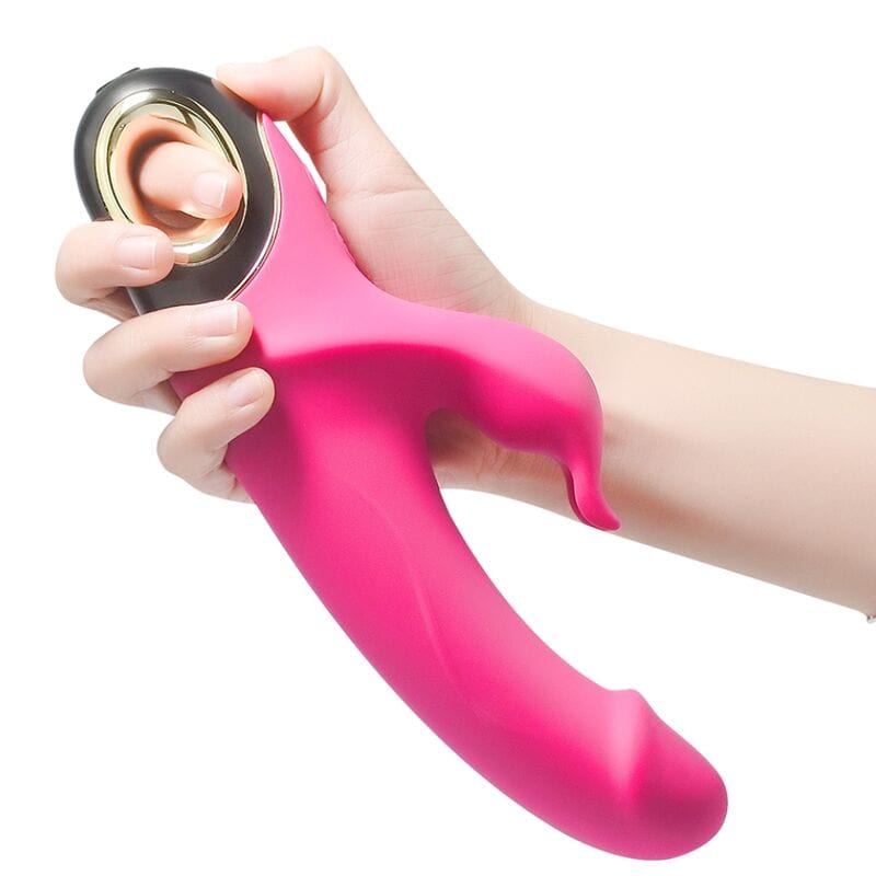 Vibromasseur Étanche Silicone Ergonomique Rechargeable