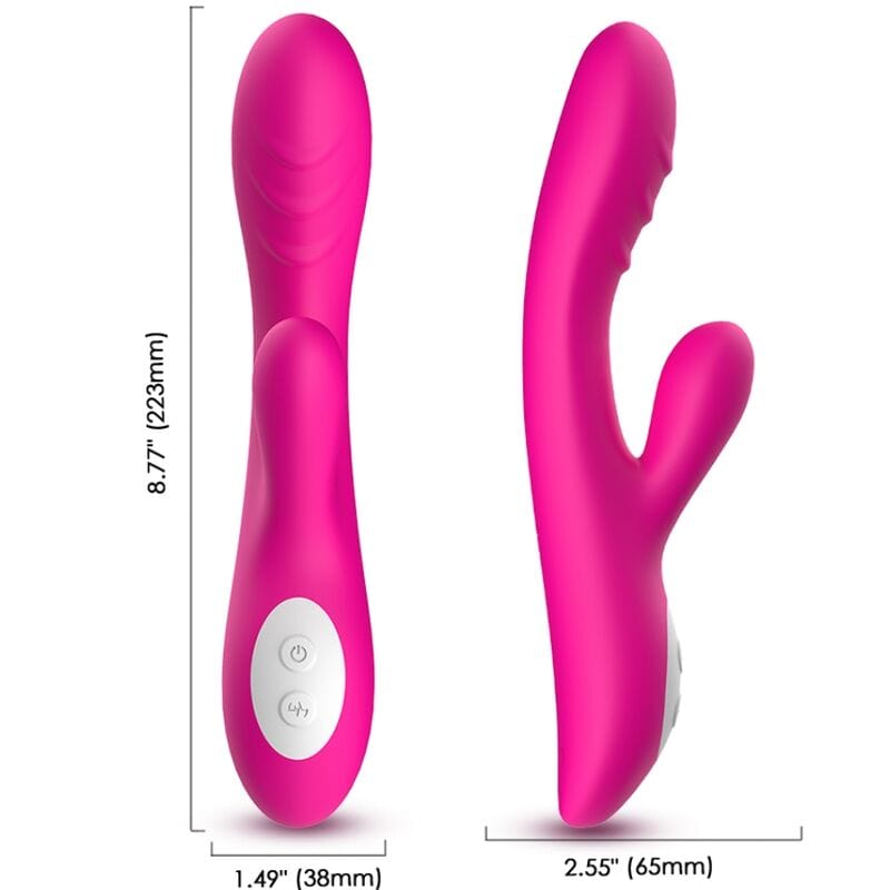 Vibromasseur Étanche Silicone Médical Chauffant