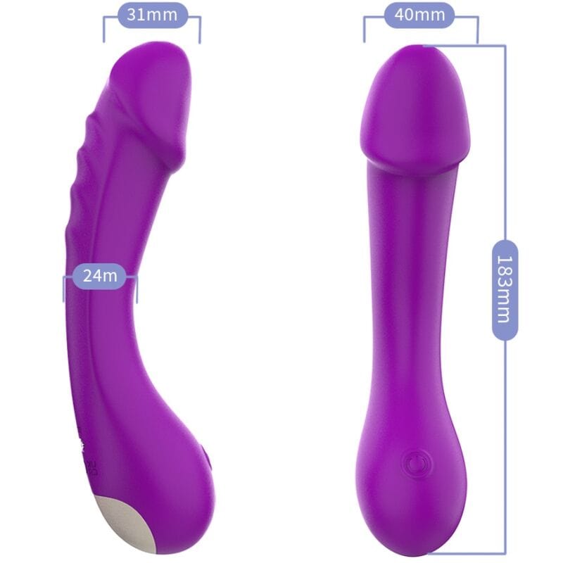 Vibromasseur Étanche Silicone Médical Point G