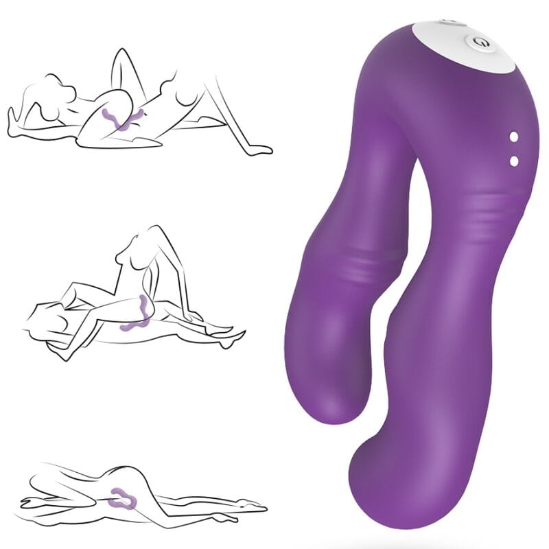 Vibromasseur Étanche Silicone Médical Rechargeable