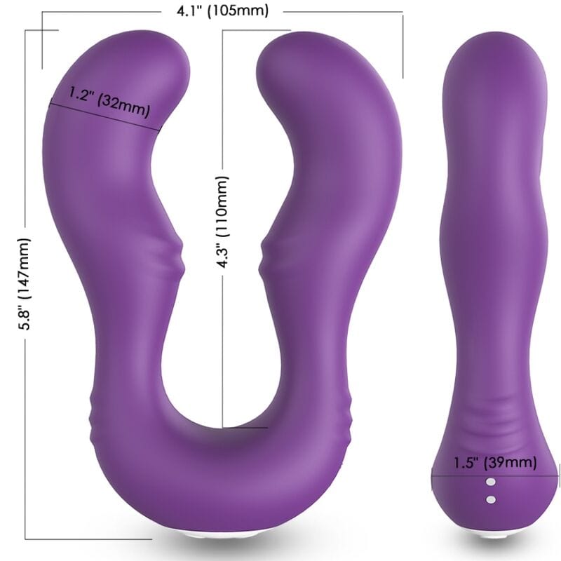 Vibromasseur Étanche Silicone Médical Rechargeable