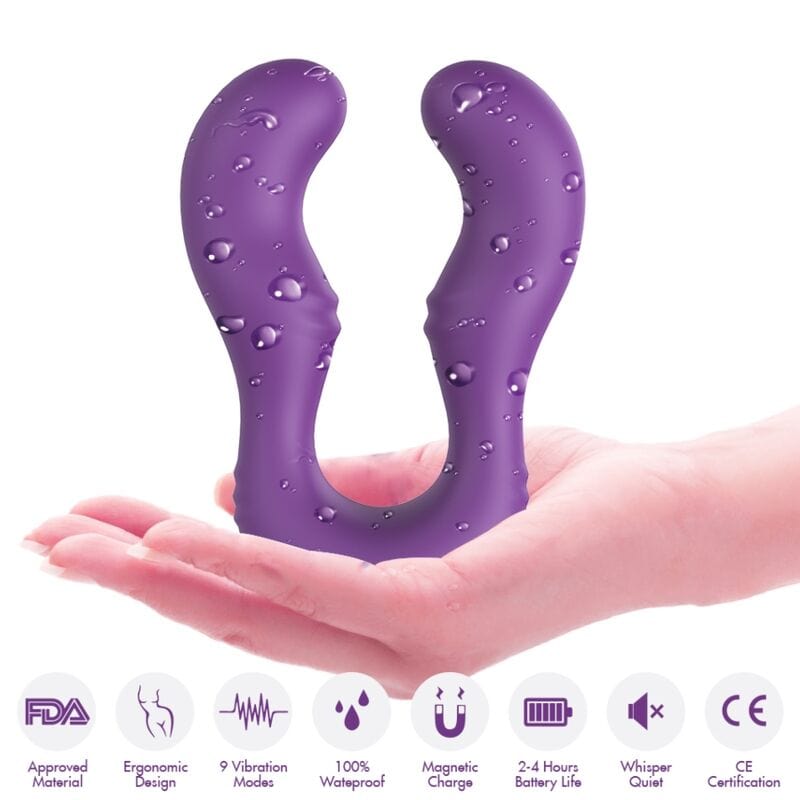 Vibromasseur Étanche Silicone Médical Rechargeable