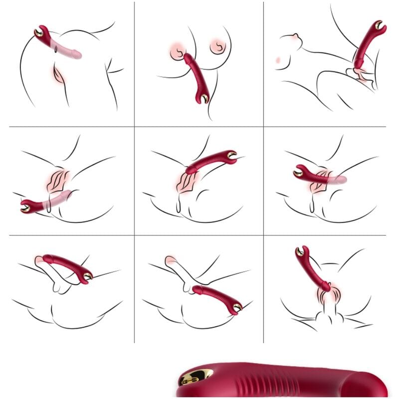 Vibromasseur Étanche Silicone Médical Rechargeable