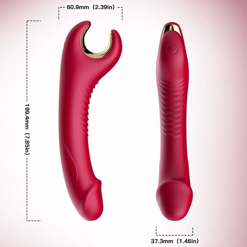 Vibromasseur Étanche Silicone Médical Rechargeable