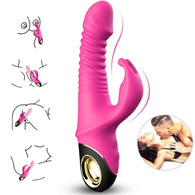 Vibromasseur Étanche Silicone Médical Rechargeable