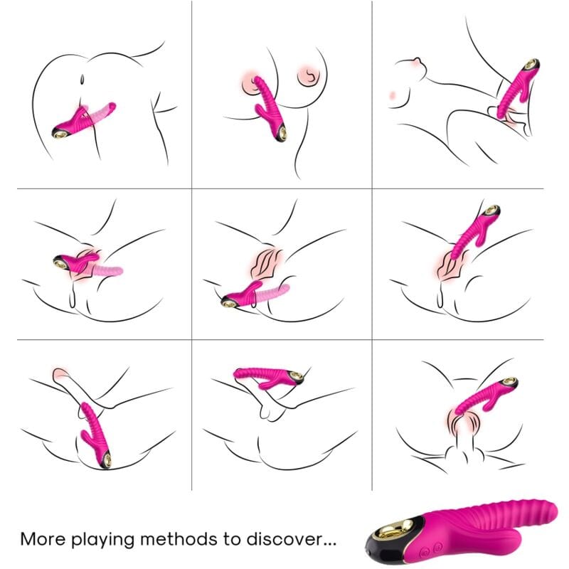 Vibromasseur Étanche Silicone Médical Rechargeable