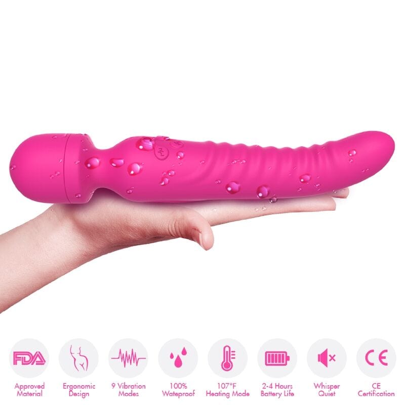 Vibromasseur Étanche Silicone Médical Rechargeable