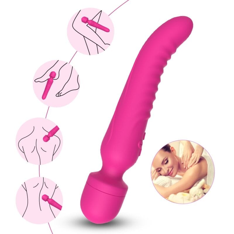 Vibromasseur Étanche Silicone Médical Rechargeable