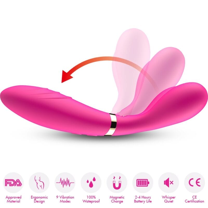 Vibromasseur Étanche Silicone Médical Rechargeable