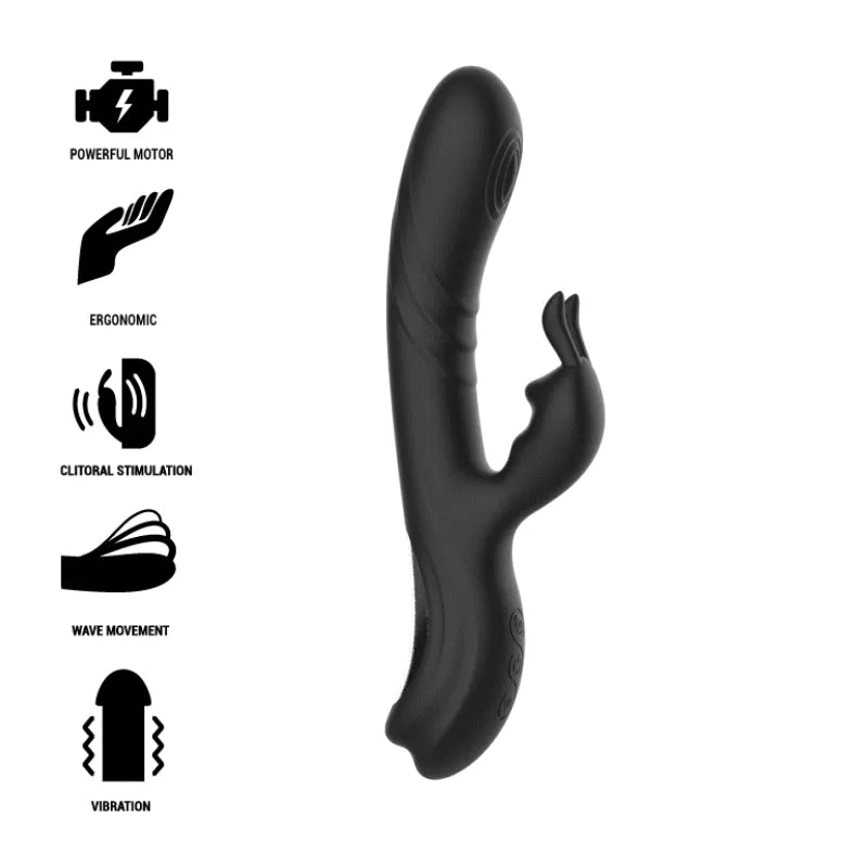 Vibromasseur Flexible Double Stimulation Silicone Étanche