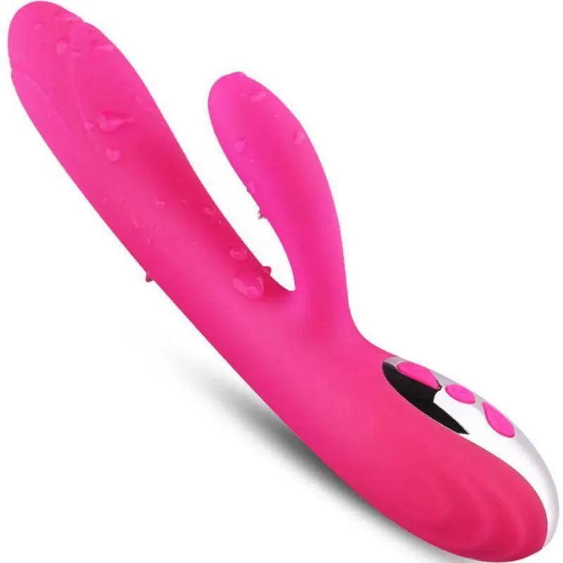 Vibromasseur Flexible Effet Thermique Silicone Fuchsia