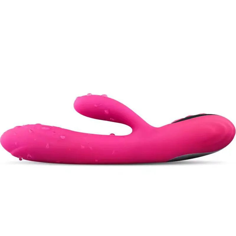 Vibromasseur Flexible Effet Thermique Silicone Fuchsia