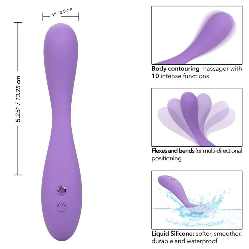 Vibromasseur Flexible Silicone Liquide Waterproof