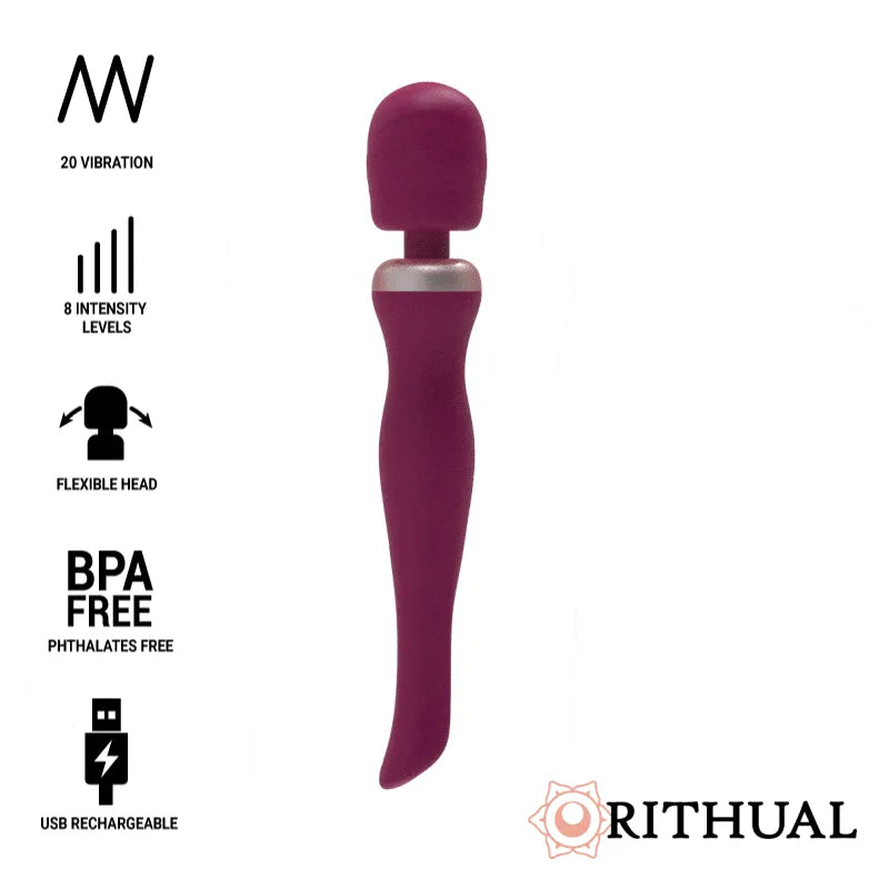 Vibromasseur Flexible Silicone Médical Hypoallergénique